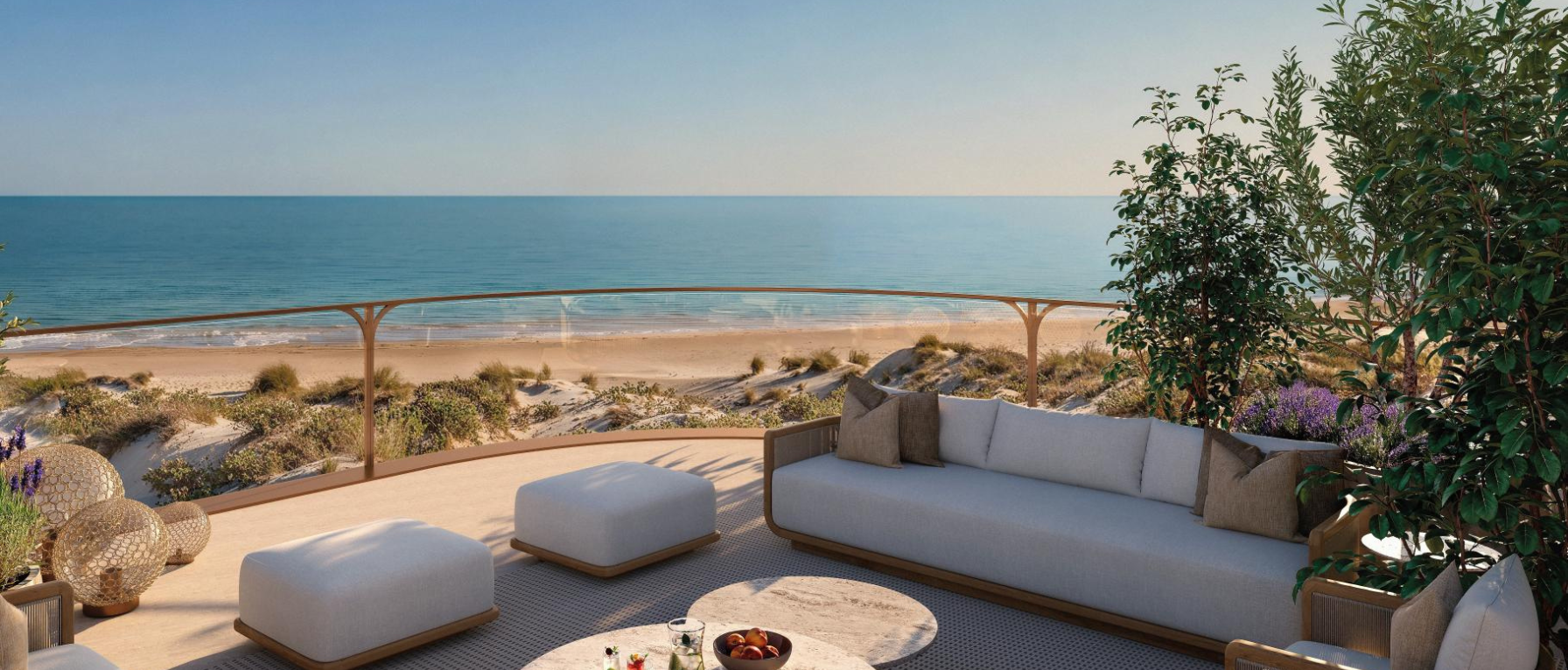 Vistas desde el St. Regis Hotel en Marbella Este